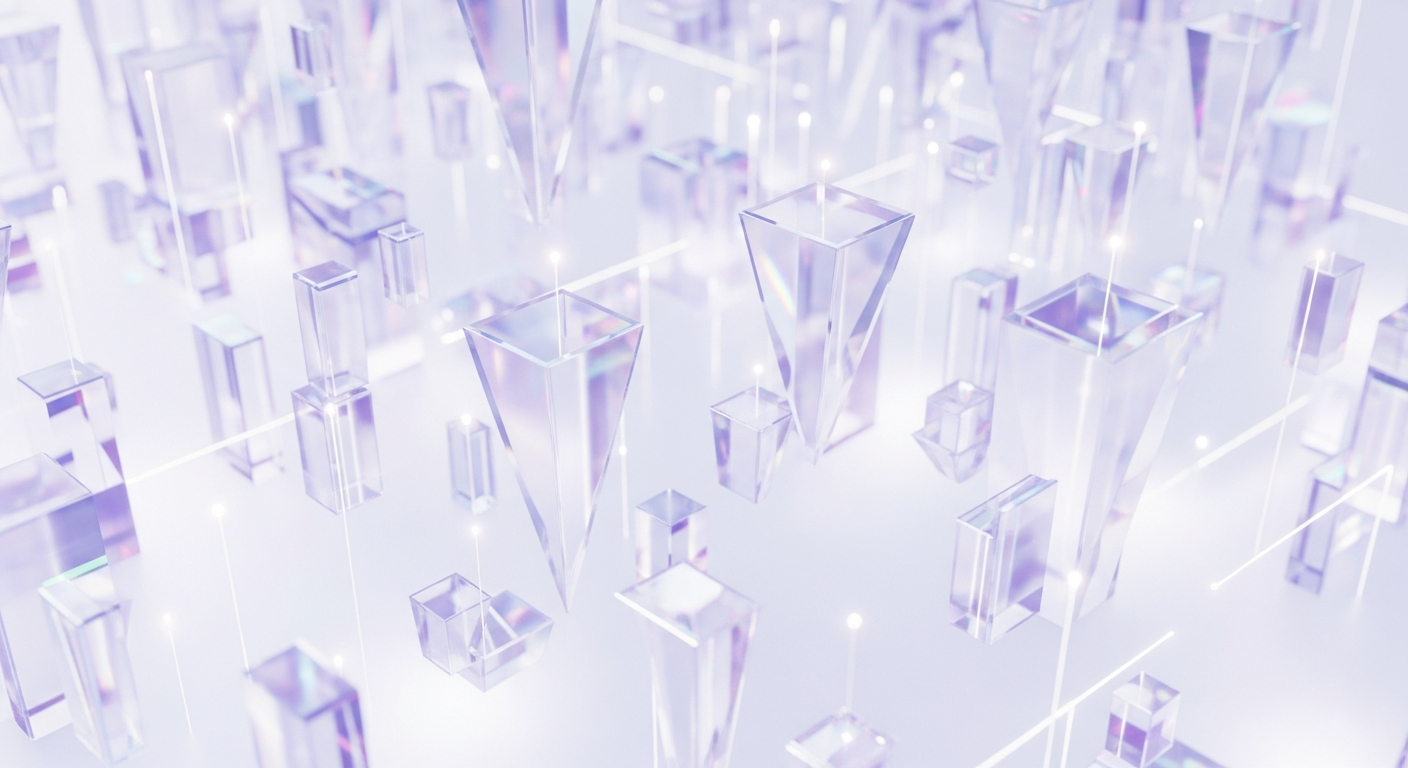 Abstract data visualization representing AI-powered consumer research